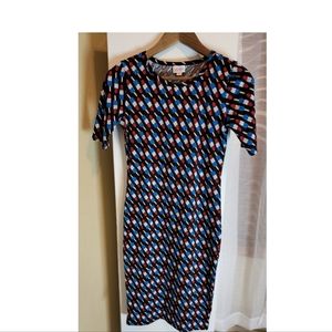 LulaRoe, XXS, red, white, and blue.